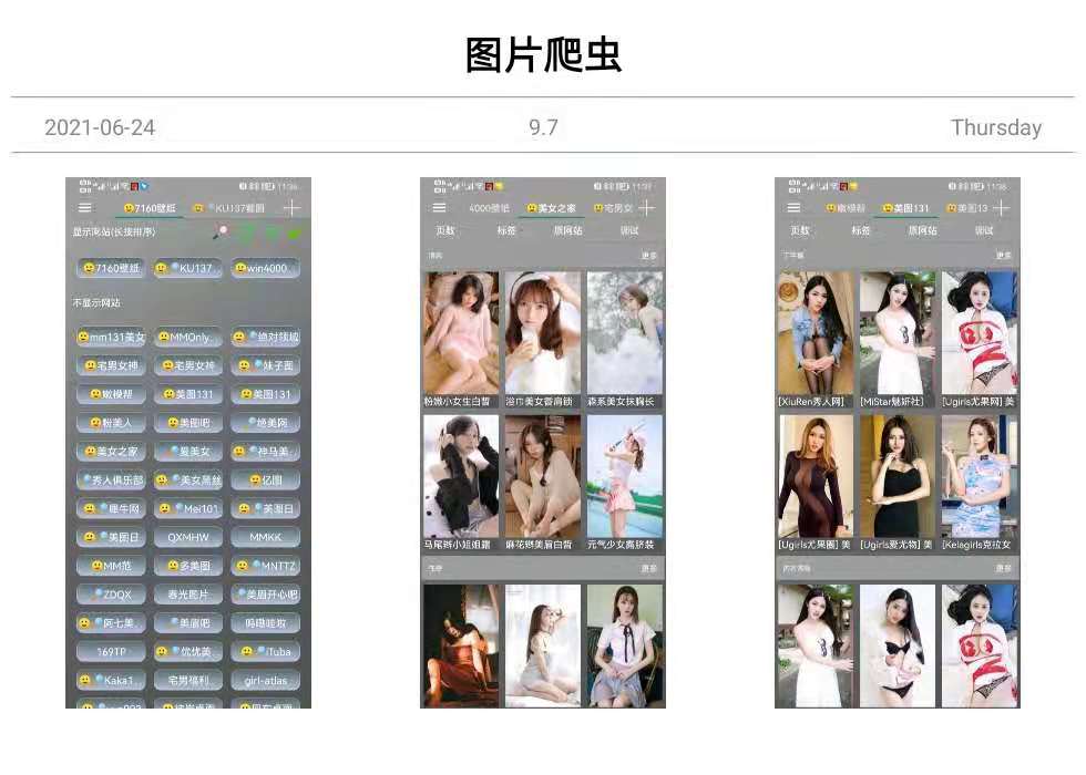 图片爬虫 性感美女图片 尽收全网各类精图源